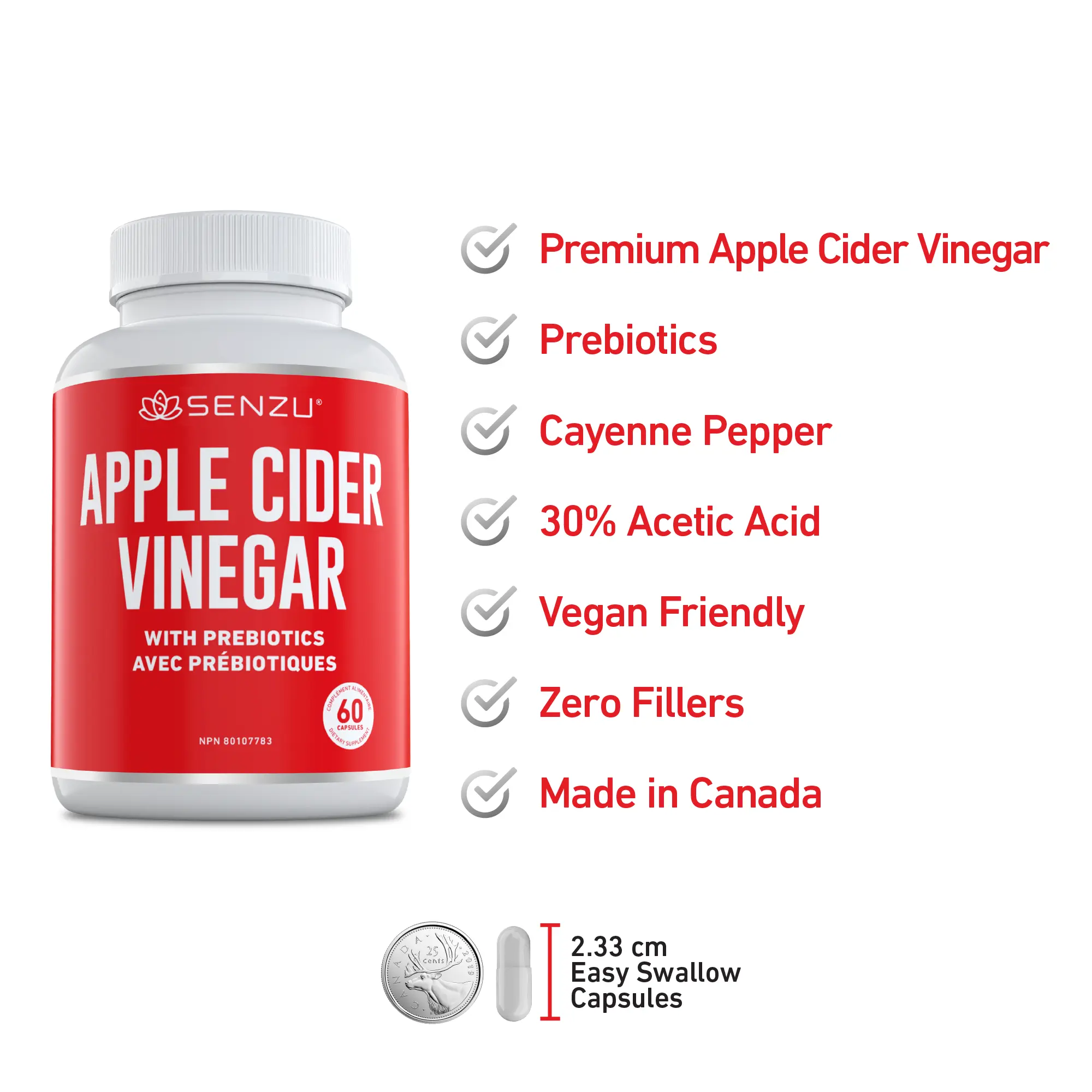 Apple Cider Vinegar Pills with Prebiotics - Image 3