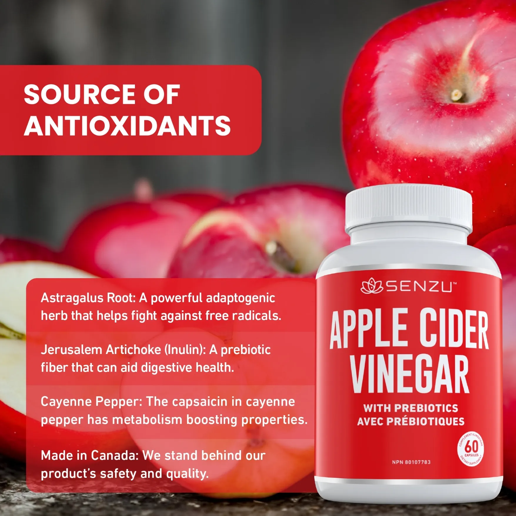 Apple Cider Vinegar Pills with Prebiotics - Image 5
