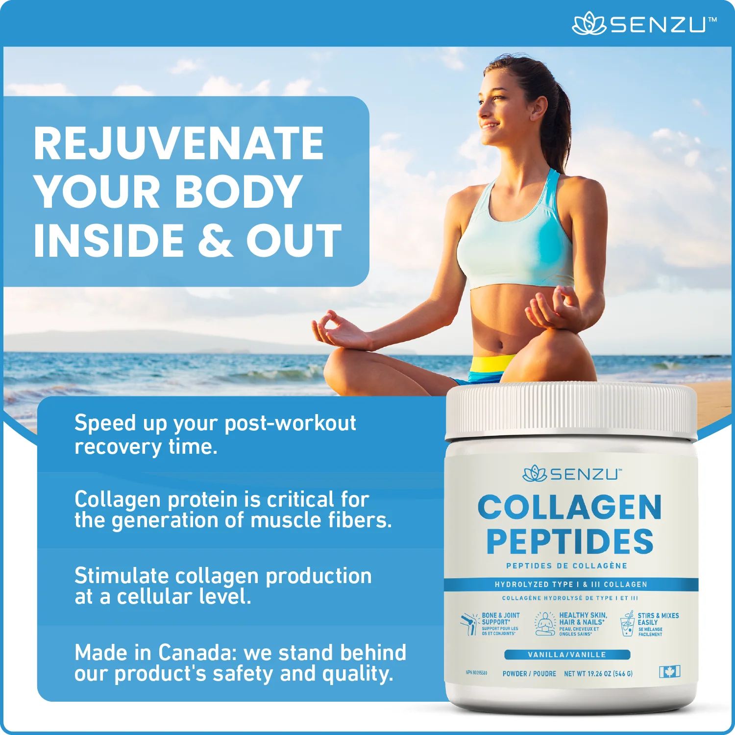Collagen Peptides Protein Powder (454g) - Image 15