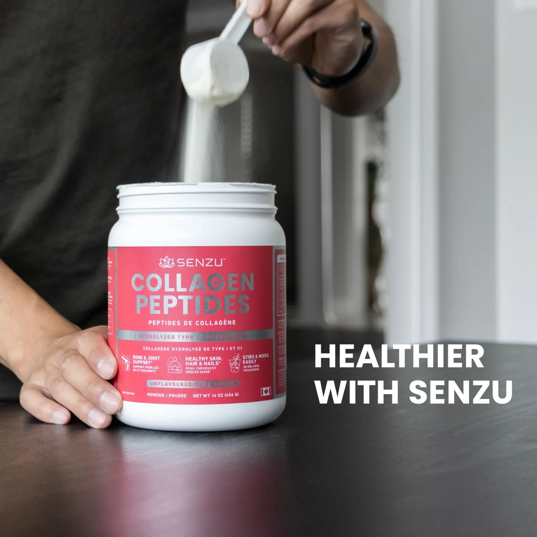 Collagen Peptides Protein Powder (454g) - Image 4