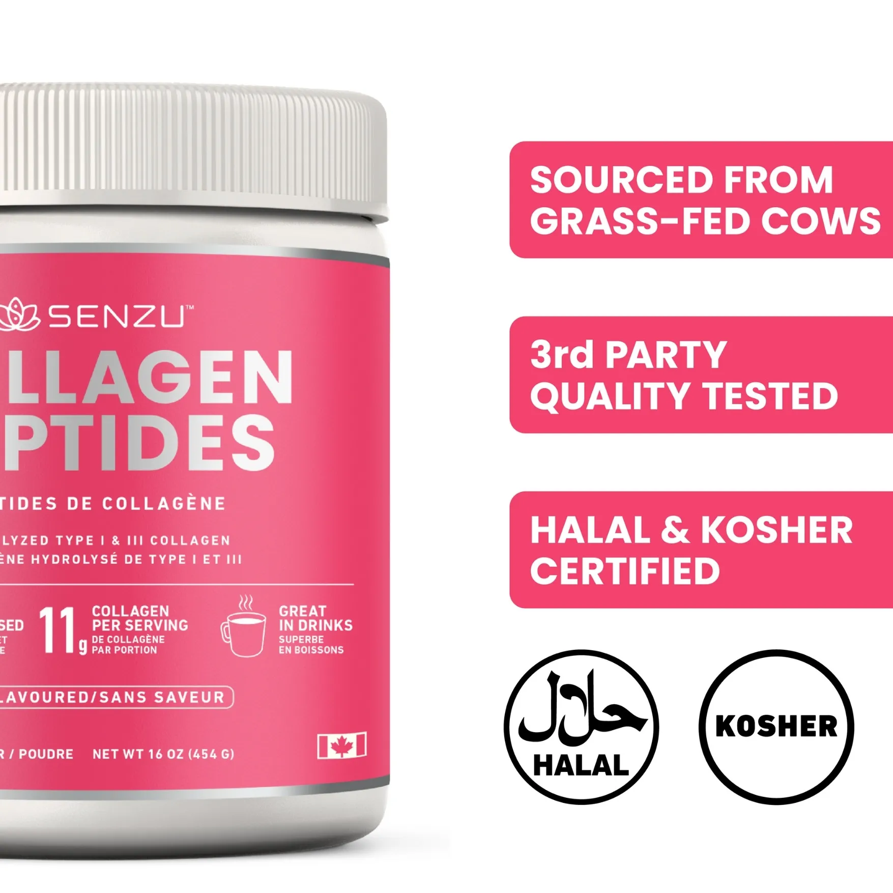 Collagen Peptides Protein Powder (454g) - Image 6