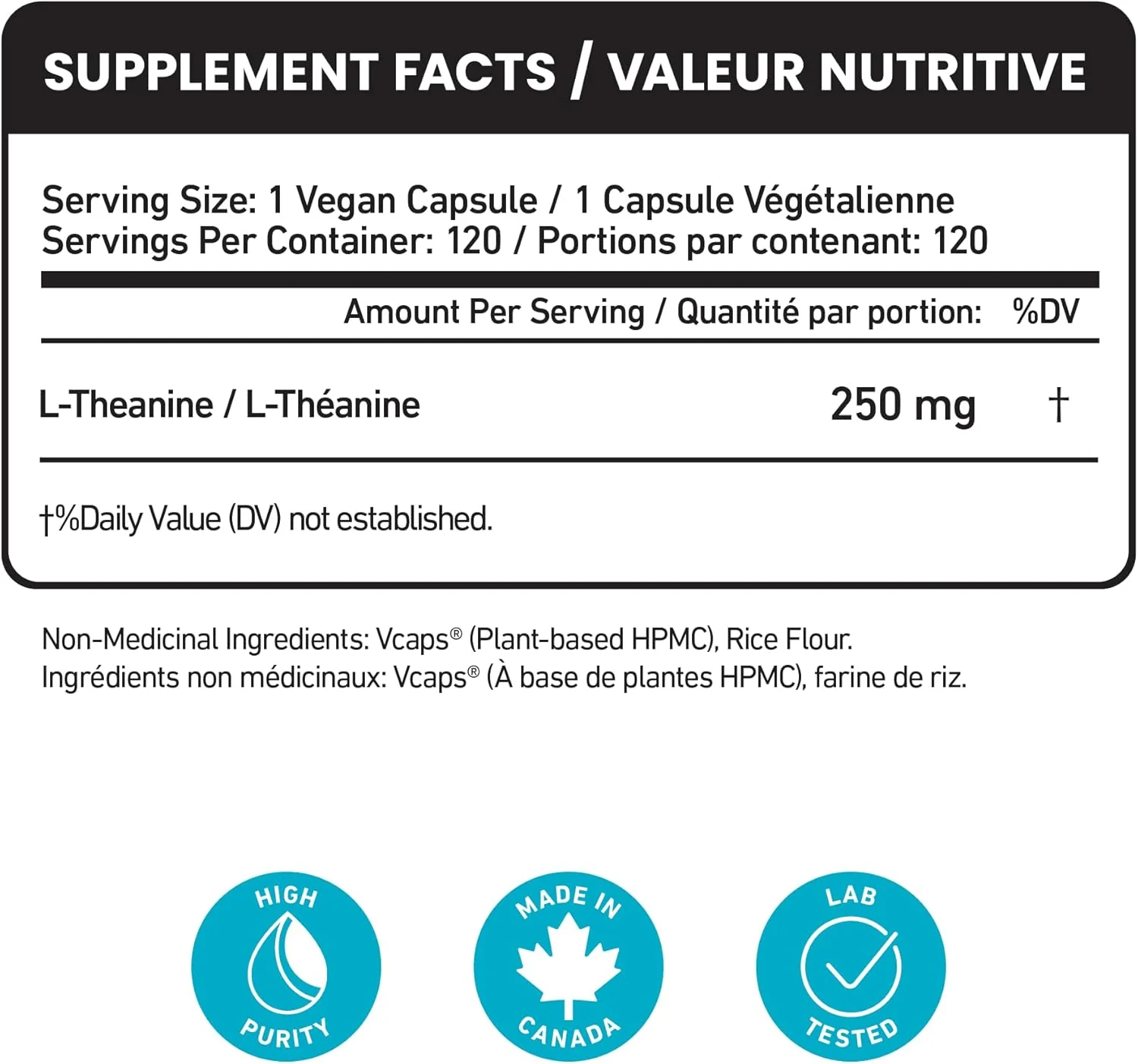 L-Theanine 250mg - Image 3