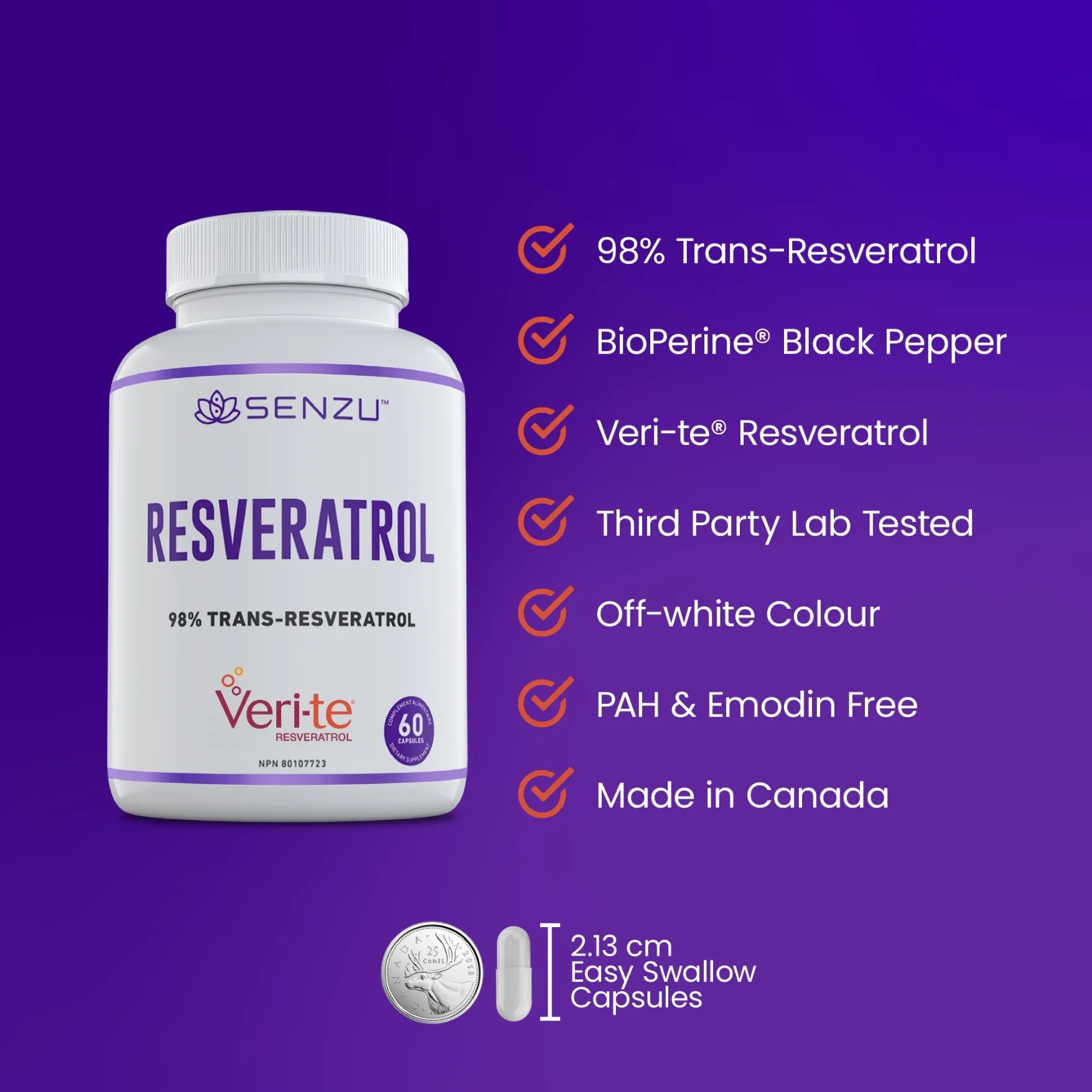 Trans-Resveratrol 98% - Image 4